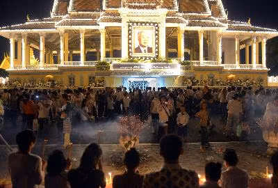 Hỏa táng cựu Vương Norodom Sihanouk vào 2/2013 ảnh 1