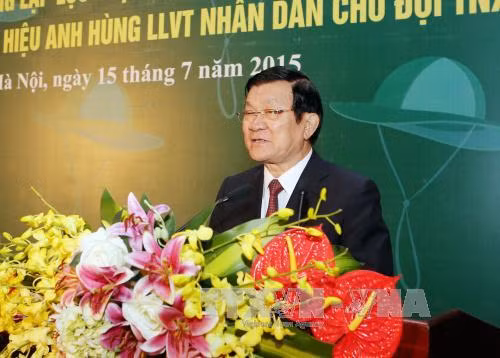 Chủ tịch nước dự Lễ kỷ niệm 65 năm sáng lập Lực lượng TNXP Việt Nam ảnh 2