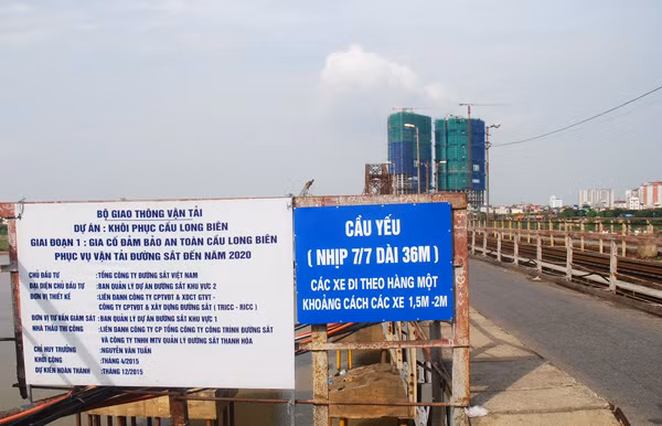 Cầu Long Biên đang được thay áo mới ảnh 20