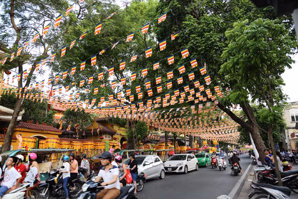 Cung rước xá lợi Phật chào mừng Phật đản 2015 ảnh 1