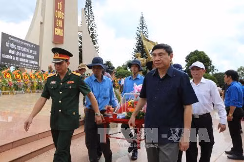  An táng hài cốt liệt sỹ hy sinh ở Campuchia ảnh 1