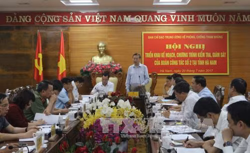 Ban Chỉ đạo Trung ương phòng chống tham nhũng triển khai giám sát tại Hà Nam ảnh 1
