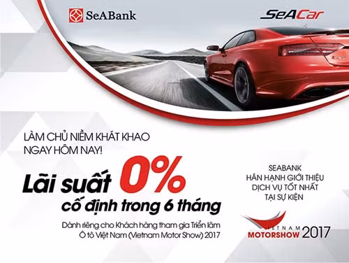 SeABank ưu đãi khách hàng tại Vietnam Motoshow 2017 ảnh 1