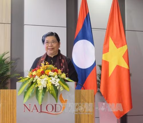 Giao lưu giữa hai Văn phòng Quốc hội Việt Nam và Lào ảnh 1