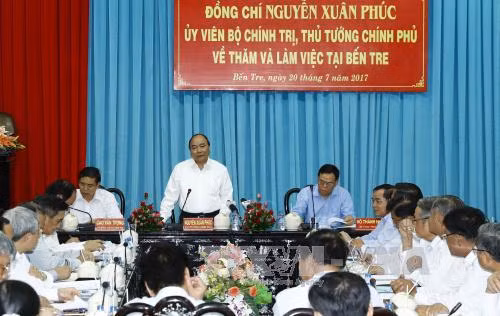 Thủ tướng: Bến Tre cần 'biến nguy cơ thành thời cơ' để phát triển ảnh 1
