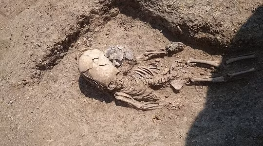 Phát hiện bộ xương bé trai ‘ngoài hành tinh’ tại Crimea ảnh 1