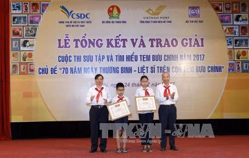 Tổng kết cuộc thi Sưu tập và tìm hiểu Tem Bưu chính năm 2017 ảnh 1