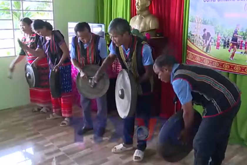 Giữ tiếng cồng, chiêng - giữ hồn văn hóa S’tiêng