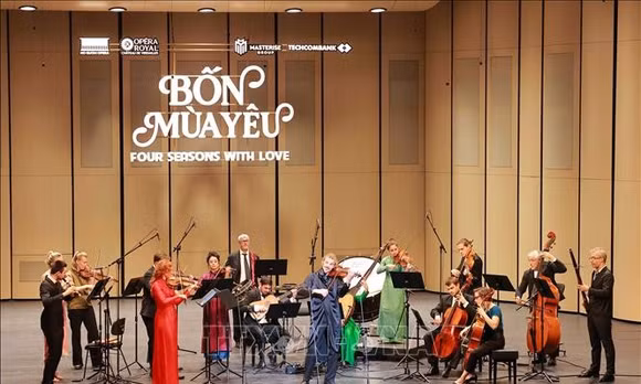 Nghệ sĩ Nhà hát Opera Hoàng gia Versailles biểu diễn hòa nhạc 'Bốn mùa yêu'