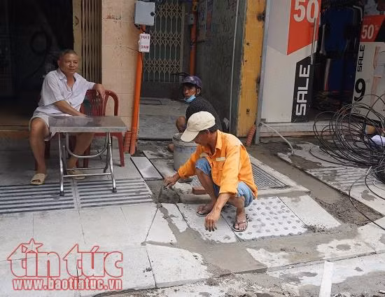 Phố Tây Bùi Viện gấp rút thi công trước ngày khai trương 15/7 ảnh 1