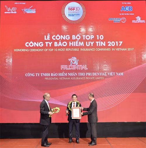 Prudential đứng đầu top 10 công ty bảo hiểm nhân thọ uy tín ảnh 1