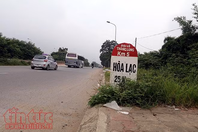 Đại lộ Thăng Long cỏ dại cao ngút đầu, ngổn ngang rác thải ảnh 6