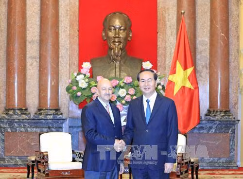 Chủ tịch nước tiếp nguyên Tổng thống Mexico Carlos Salinas de Gortari ảnh 1