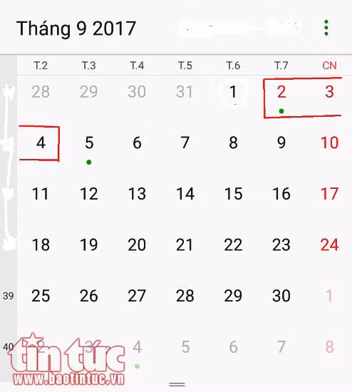 Bố trí nghỉ lễ 2/9 đảm bảo quyền lợi người lao động ảnh 1