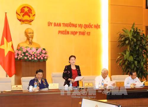 Khai mạc Phiên họp thứ 12 của Ủy ban Thường vụ Quốc hội khóa XIV ảnh 1