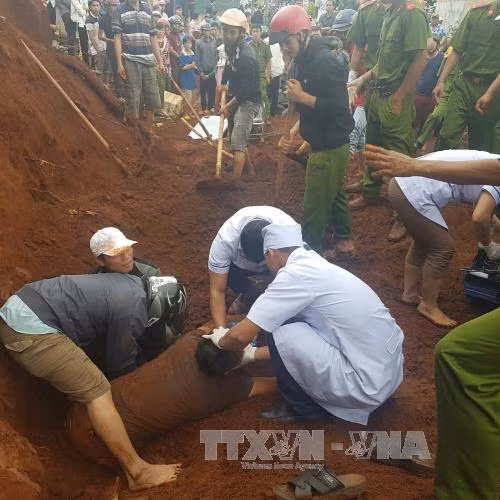 Đắk Nông: Tai nạn lao động làm một người bị đất chôn vùi ảnh 1