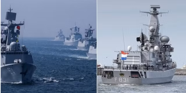 Hải quân 3 nước châu Âu 'ra mặt' hộ tống chiến hạm Trung Quốc ảnh 1