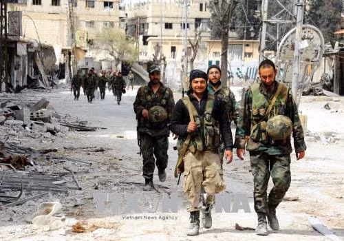 Nga bác cáo buộc quân đội Syria sử dụng vũ khí hóa học ở Douma ảnh 1
