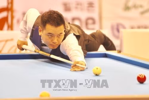 Kết thúc Giải Billiards Carom Vô địch châu Á: Màn độc diễn của các tay cơ Hàn Quốc ảnh 1