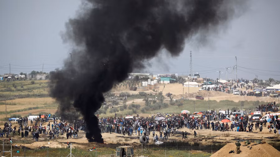 Xung đột đẫm máu tại Dải Gaza ảnh 1