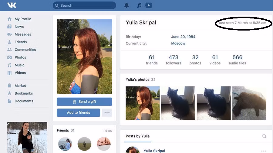 Hôn mê sâu sau vụ hạ độc, con gái cựu điệp viên Nga vẫn 'lướt' mạng xã hội? ảnh 1