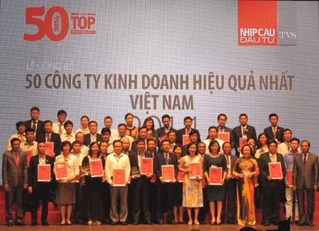 Công bố Top 50 công ty kinh doanh hiệu quả nhất năm 2014 ảnh 1