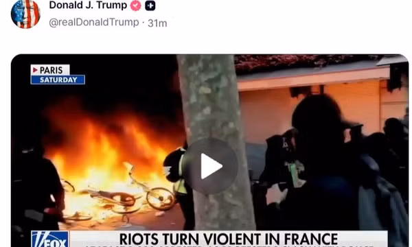Tổng thống Trump bình luận về biểu tình ở Pháp