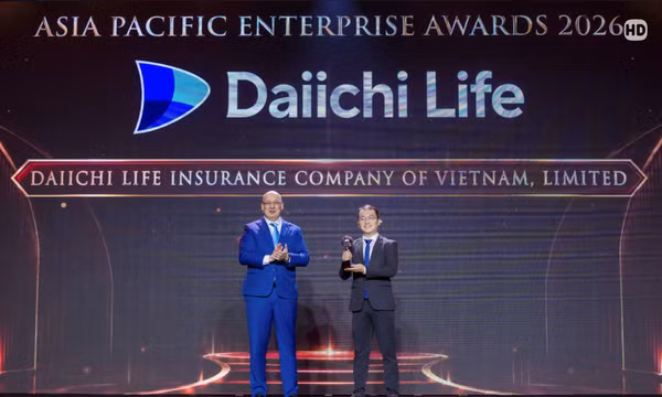 Daiichi Life Việt Nam được vinh danh tại Giải thưởng Doanh nghiệp Châu Á APEA 2026 