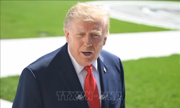 Tổng thống Mỹ Donald Trump ngày 1/10/2026. Ảnh: AA/TTXVN phát