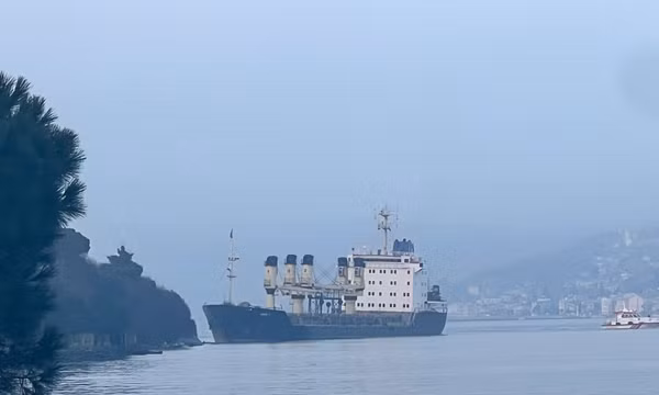 Tàu chở hàng từ Ukraine mắc cạn ở eo biển Bosphorus