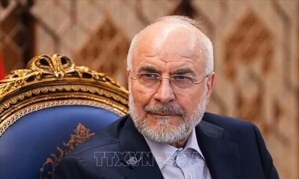 Chủ tịch Quốc hội Iran Mohammad Bagher Ghalibaf. Ảnh: IRNA/TTXVN phát