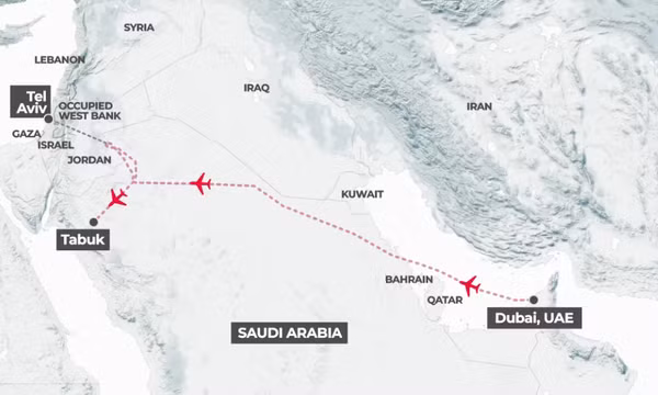 Nhìn lại hành trình kinh hoàng của chuyến bay từ Dubai tới Tel Aviv