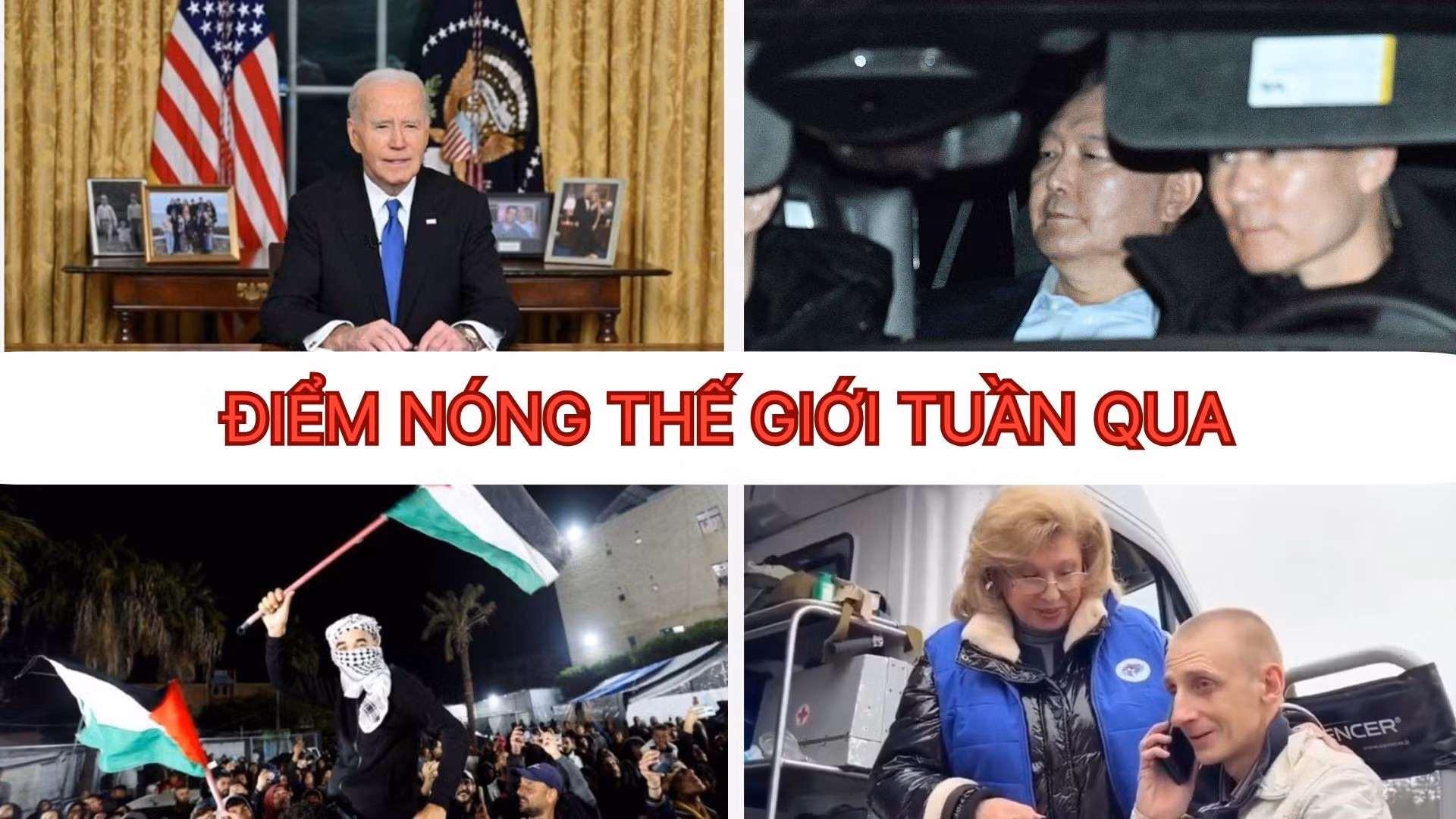 Tin tức TV: Israel - Hamas ký thoả thuận ngừng bắn; Tổng thống Yoon Suk Yeol bị bắt