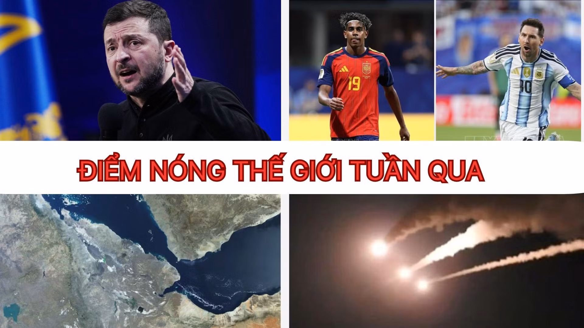 Tin tức TV: World Cup 2026 bước tới trận chung kết đặc biệt; Xung đột Trung Đông leo thang nguy hiểm