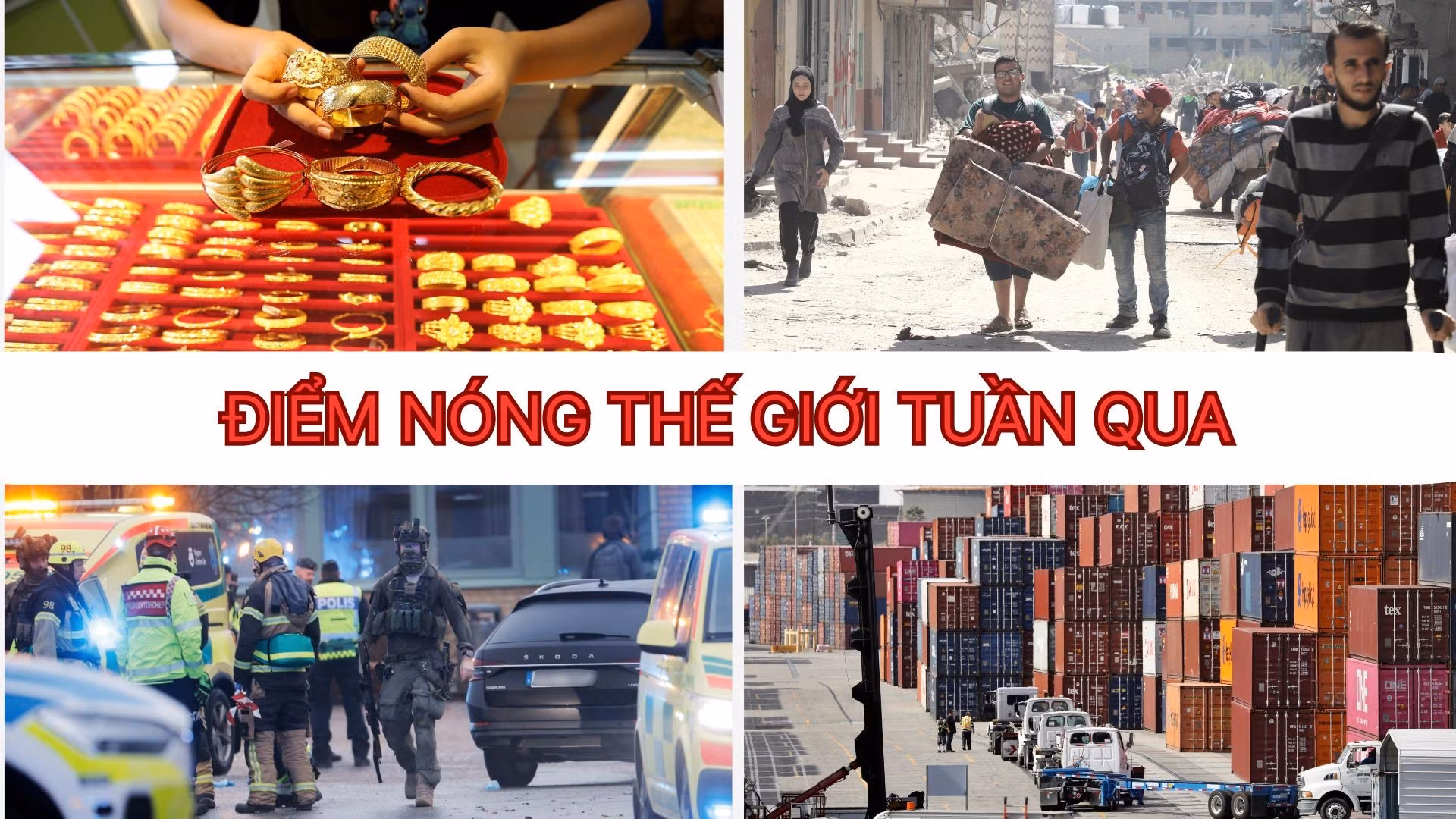 Tin tức TV: Tổng thống Mỹ nêu đề xuất chấn động về Gaza; giá vàng thế giới liên tục lập kỉ lục