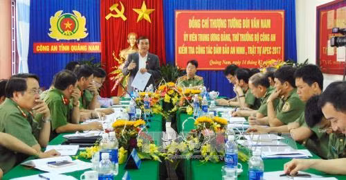 Quảng Nam đảm bảo an ninh trật tự phục vụ các hoạt động APEC 2017 ảnh 1