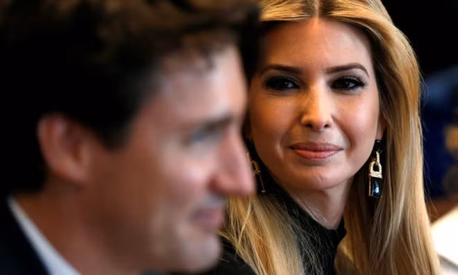 Con gái Tổng thống Trump 'đắm đuối' nhìn Thủ tướng Canada điển trai ảnh 3