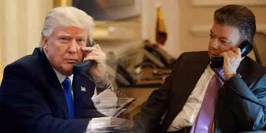 Tổng thống Colombia điện đàm 25 phút với ông Trump ảnh 1