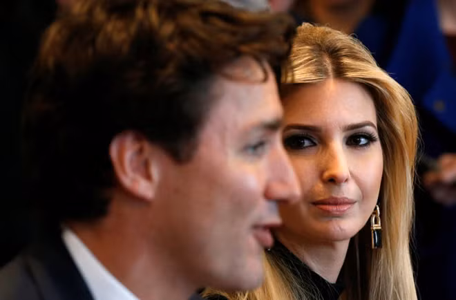 Con gái Tổng thống Trump 'đắm đuối' nhìn Thủ tướng Canada điển trai ảnh 4