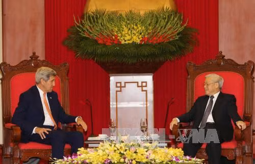 Tổng Bí thư Nguyễn Phú Trọng tiếp Ngoại trưởng John Kerry ảnh 2