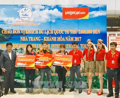 Khánh Hòa chào đón vị du khách quốc tế thứ 2 triệu trong năm 2017 ảnh 1