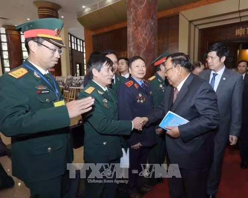 Phát biểu của TBT, Chủ tịch nước Lào tại cuộc gặp mặt đại diện cựu quân tình nguyện, chuyên gia Việt Nam ảnh 3