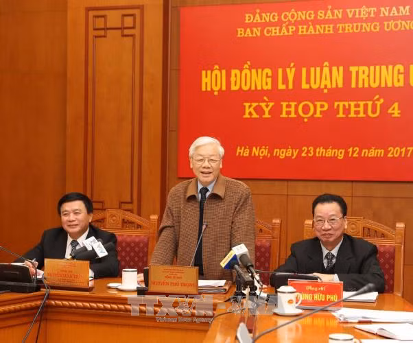 Tổng Bí thư Nguyễn Phú Trọng: Lý luận phải vươn lên dẫn đường và đồng hành với thực tiễn ảnh 1