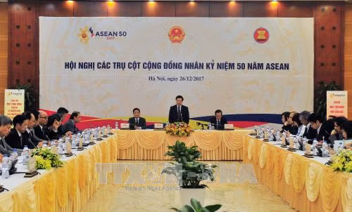 Hội nghị các Trụ cột Cộng đồng ASEAN nhân kỷ niệm 50 năm ASEAN ảnh 1