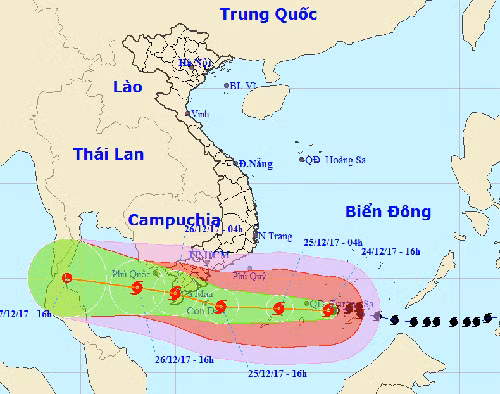 Bão số 16 mang sóng biển cao 10 m đổ bộ vào quần đảo Trường Sa ảnh 1