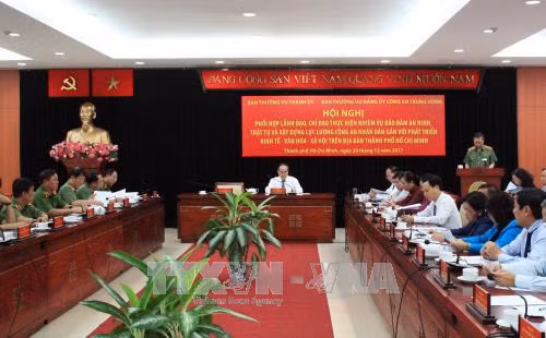Tăng cường bảo đảm an ninh trật tự trên địa bàn TP Hồ Chí Minh ảnh 1