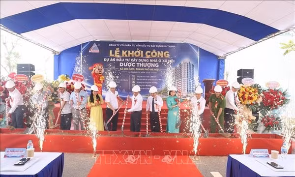 Khởi công dự án nhà ở xã hội hơn 195 tỷ đồng tại Sóc Sơn