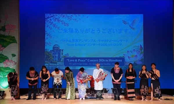 Hòa nhạc tại Hiroshima lan tỏa thông điệp hòa bình hữu nghị Việt - Nhật