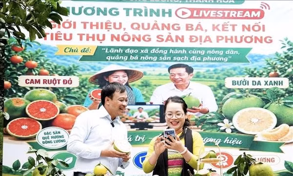 Đưa nông sản từ chợ quê lên chợ số