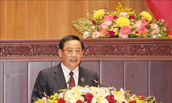 Thư chúc mừng lãnh đạo Cộng hòa Dân chủ Nhân dân Lào